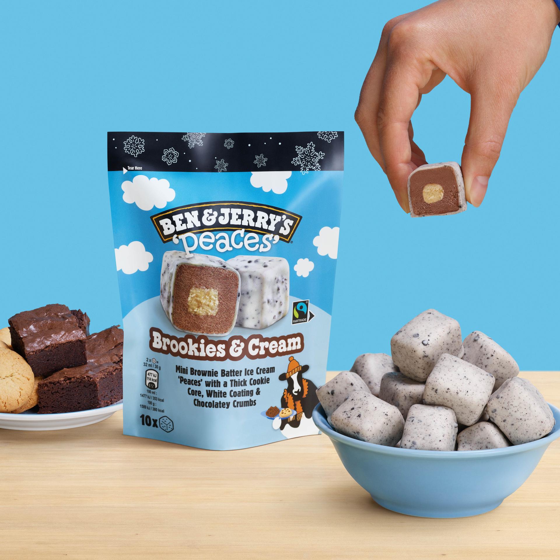 Brookies & Cream Peaces Original Ice Cream dough