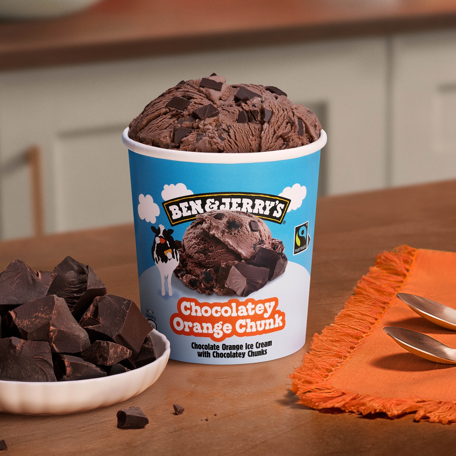 Chocolatey Orange Chunk Original Ice Cream Tub