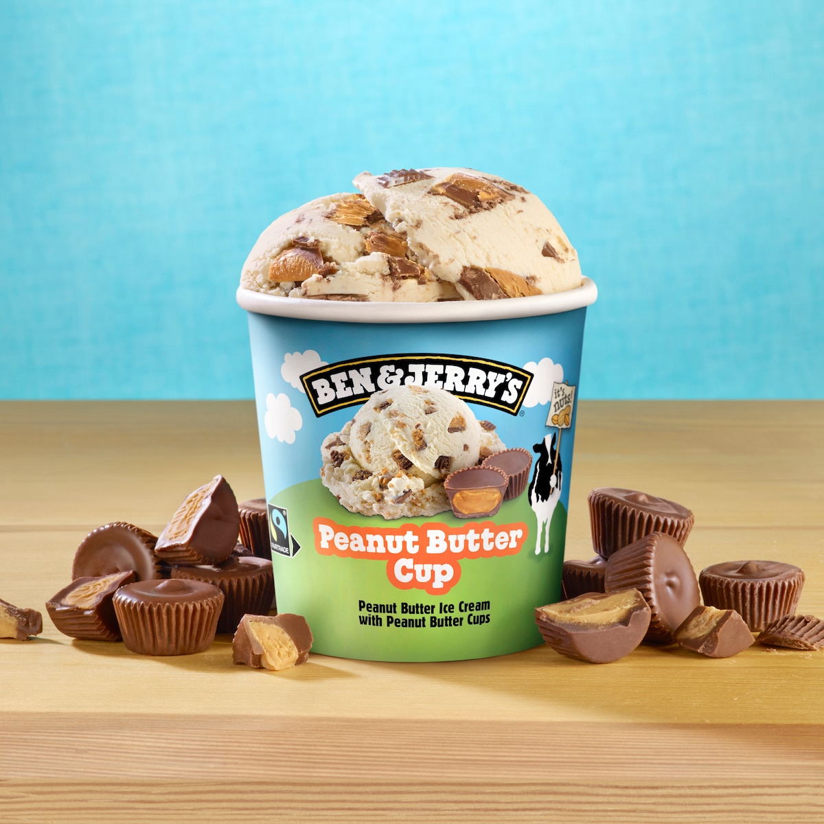 Peanut Butter Cup Ice Cream - Tub 3 / 4